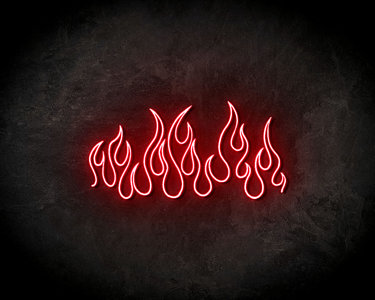 Flames LED Neon Sign - Neon verlichting