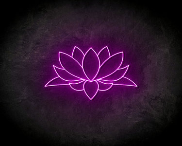 Lotus Neon Sign - Neonreclame borden