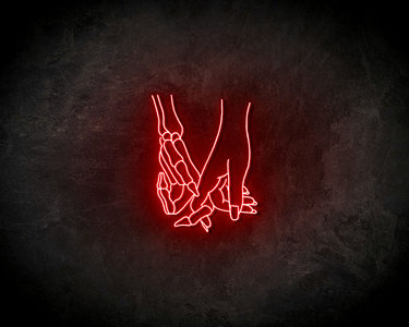 Skelet Hand LED Neon Sign - Neon verlichting