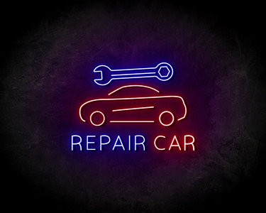 Repair car LED Neon Sign - Neon verlichting