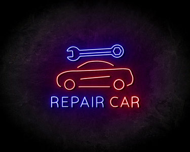 Repair car LED Neon Sign - Neon verlichting