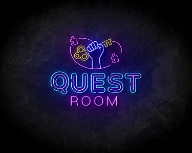 Quest room Neon Sign - Licht reclame 