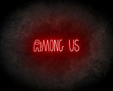 Among Us Neon Sign - Neonreclame borden