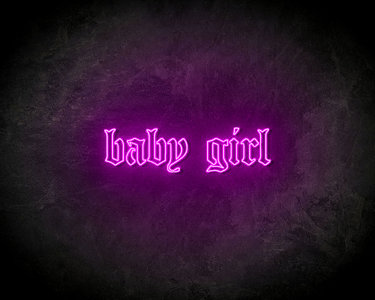 Baby Girl LED Neon Sign - Neon verlichting