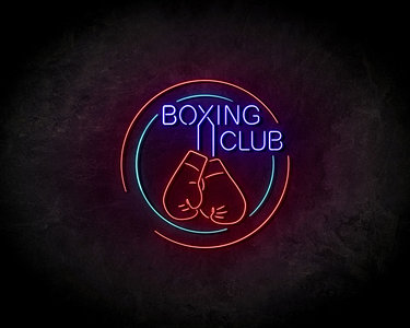 Boxing Club LED Neon Sign - Neon verlichting