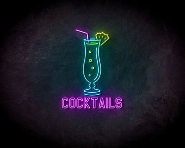 Cocktails Neon Sign - Neonreclame borden
