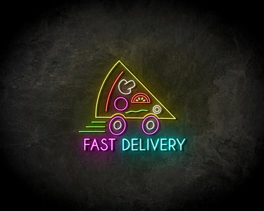 Fast Delivery Neon Sign - Licht reclame 