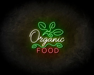 Organic Food LED Neon Sign - Neon verlichting