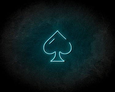 Spades Neon Sign - Neonreclame borden