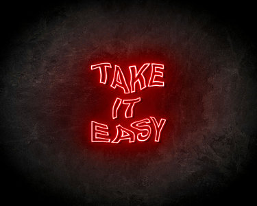 Take It Easy LED Neon Sign - Neon verlichting