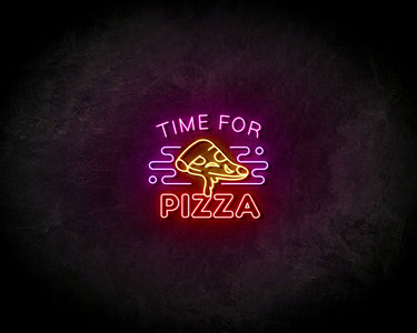 Time For Pizza Neon Sign - Licht reclame 