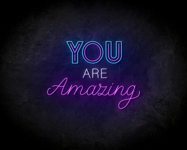 You Are Amazing LED Neon Sign - Neon verlichting