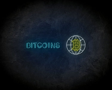 Bitcoins LED Neon Sign - Neon verlichting