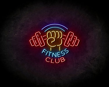 Fitness Club Neon Sign - Licht reclame 