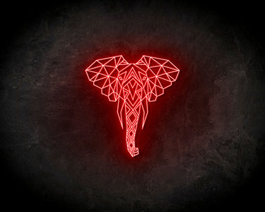 Elephant Neon Sign - Licht reclame 