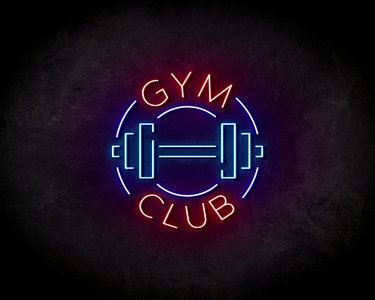 Gym Club LED Neon Sign - Neon verlichting