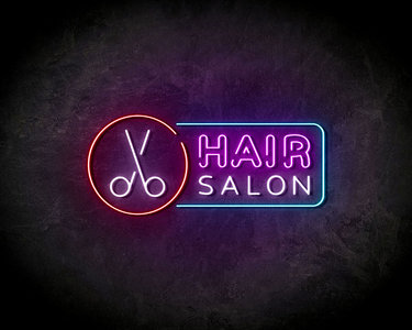 Hair Salon Pink Neon Sign - Licht reclame 