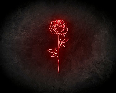 Rose Neon Sign - Licht reclame 