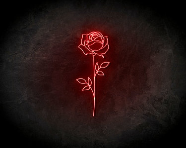 Rose Neon Sign - Licht reclame 