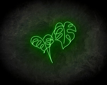 Leaves Neon Sign - Neonreclame borden