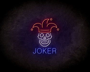Joker Neon Sign - Neonreclame borden