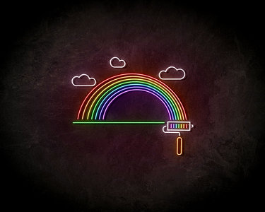 Rainbow art LED Neon Sign - Neon verlichting