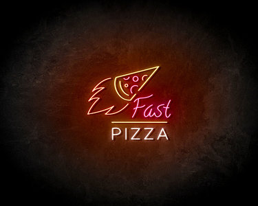 Fast pizza LED Neon Sign - Neon verlichting