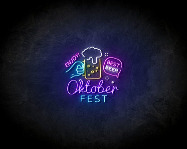 Oktoberfest beer LED Neon Sign - Neon verlichting