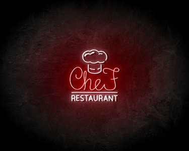 Chef's restaurant LED Neon Sign - Neon verlichting