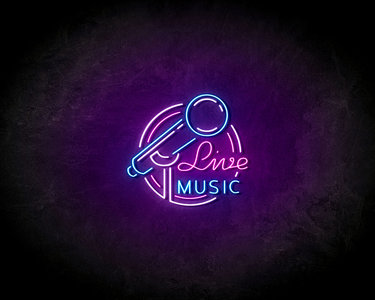 Live music LED Neon Sign - Neon verlichting