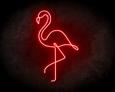 Flamingo Neon Sign - Neonreclame borden