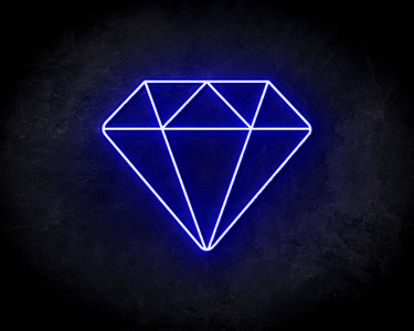 Diamond Neon Sign - Neonreclame borden