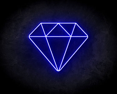 Diamond Neon Sign - Neonreclame borden