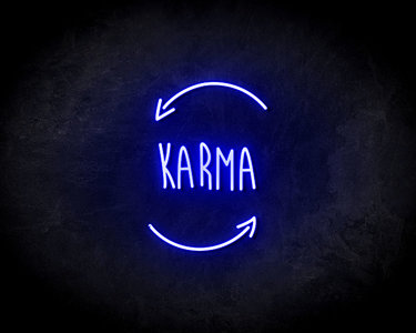 Karma Neon Sign - Neonreclame borden