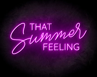 That Summer Feeling neon sign - LED neon reclame bord