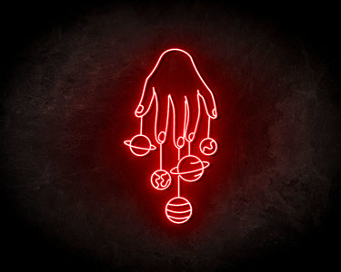 Cosmic Hands Neon Sign - Neonreclame borden