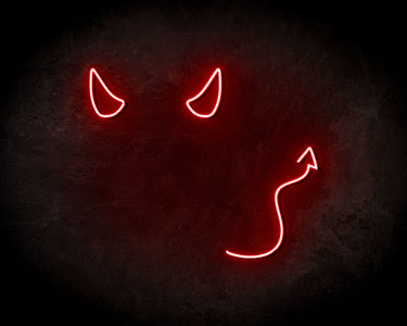Devil Neon Sign - Neonreclame borden
