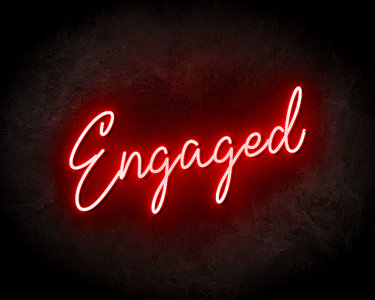 Engaged Neon Sign - Neonreclame borden