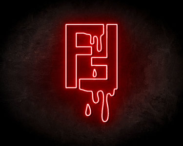 Fendi Drip Neon Sign - Neonreclame borden