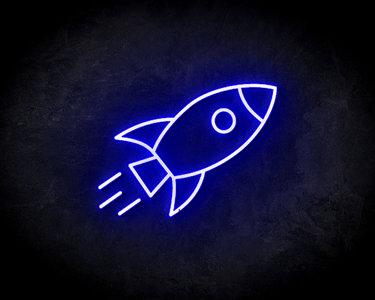 Rocket Neon Sign - Neonreclame borden