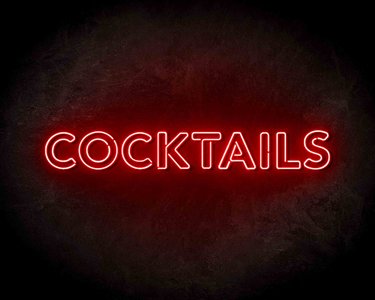 Cocktails neon sign - LED neon reclame bord
