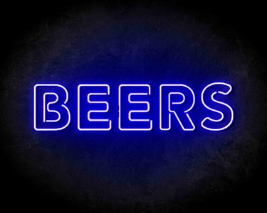 Beers Neon Sign - Neonreclame borden