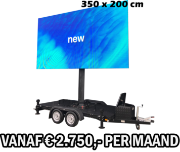 Mobiel LED scherm 7m2 - Verhuur 1 maand