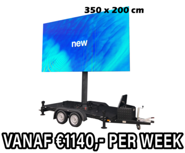 Mobiel LED scherm 7m2 - Verhuur 1 week