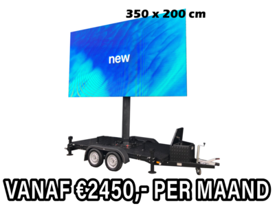 Mobiel LED scherm 7m2 - Verhuur 1 maand