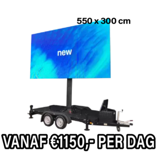 Mobiel LED scherm 18m2 XXL - Verhuur 1 dag
