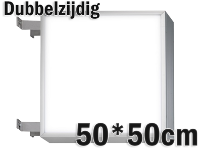 LED lichtbak 50x50cm - Dubbelzijdig