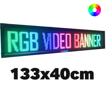UltraPro LED video lichtkrant 133*40cm - RGB