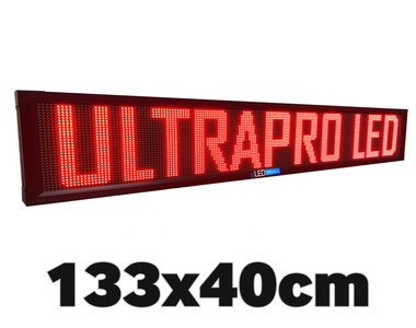 SALE! Rode professionele LED lichtkrant 40*133cm